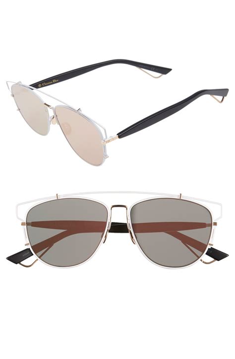 Dior Technologic 57mm Brow Bar Sunglasses In 0tvg 